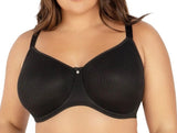 Parfait Pearl Non-padded Seamless Minimizer Bra Black