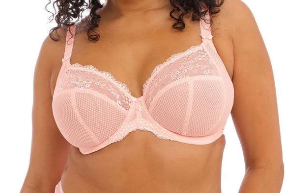 Elomi Charley Underwire  Stretch Plunge Bra Black, Pink
