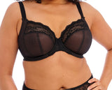 Elomi Charley Underwire  Stretch Plunge Bra Black, Pink