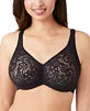 Wacoal Halo Lace Full Coverage Underwire Bra Black