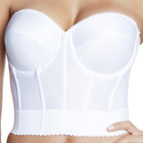 Dominique Noemi Backless Strapless Bustier Black, White