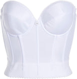 Dominique Noemi Backless Strapless Bustier Black, White