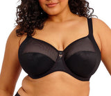 Elomi Kintai Bra Underwired Banded Bras- Black