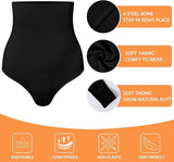 Tummy Control Thong Shapewear for Women High Waisted Body Shaper Panties Shaping Thong Girdle Underwear