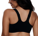 Paramour Utopia Front-Close Racerback T-Shirt Bra Black