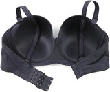 Women's Padded Push Up Sexy Bra with Removable Strap Silky Finish by Binnys