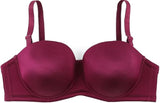 Women's Padded Push Up Sexy Bra with Removable Strap Silky Finish by Binnys