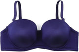 Women's Padded Push Up Sexy Bra with Removable Strap Silky Finish by Binnys