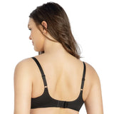 Parfait Pearl Non-padded Seamless Minimizer Bra Black