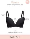 Parfait Emma Plunge Smoothing Wired T-Shirt Bra Black