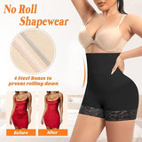 Tummy Control Shapewear Shorts for Women High Waisted Body Shaper Panties Slip Shorts Under Dresses Thigh Slimmer