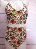 0051 Floral One Piece Swimsuit